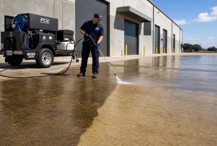 Commercial pressure clean
