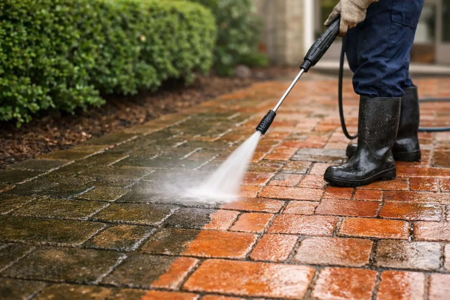 Brickwork Pressure Cleaning Done Right