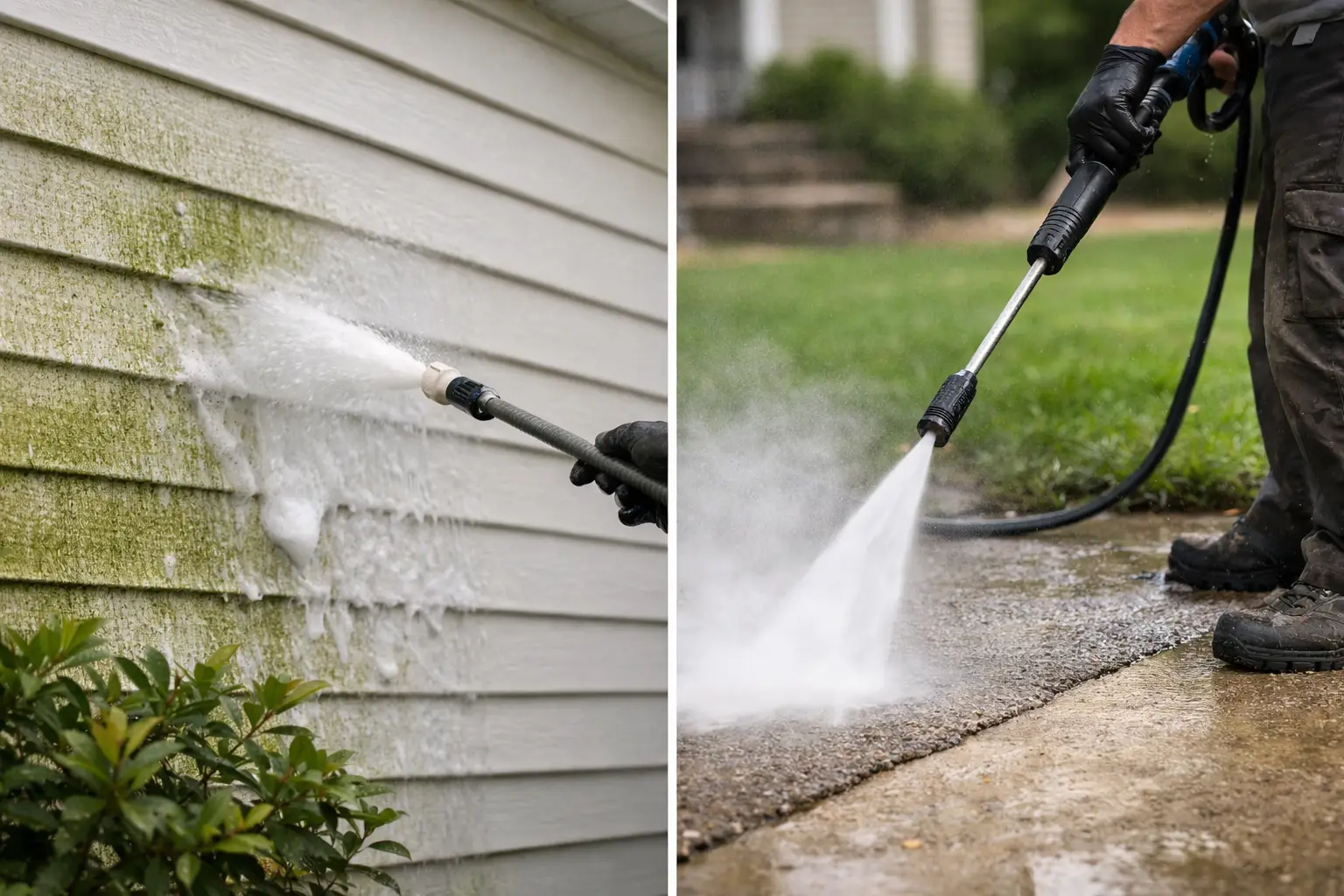 Soft Washing Pressure Cleaning